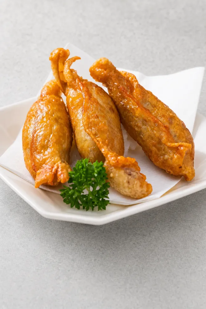 鶏皮餃子