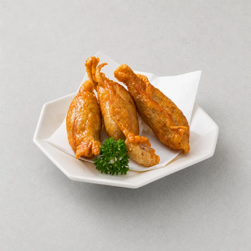 鶏皮餃子